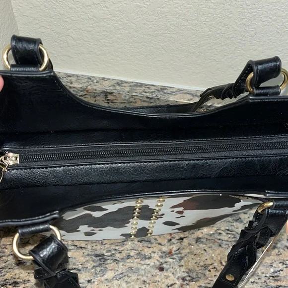 Sam & Hadley Cow Print Purse - Picture 6 of 8